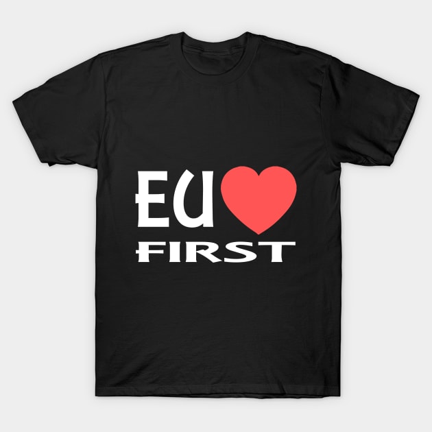 Europe T-Shirt by Karpatenwilli